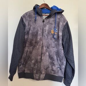 Golden state warriors men’s XL hoodie zip up by zipway